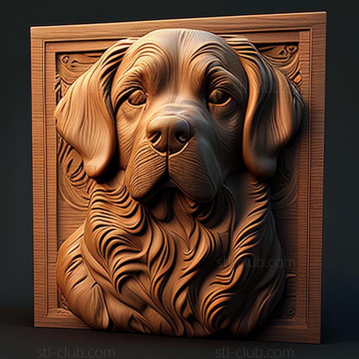 3D model st Patron dog famous animal (STL)